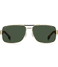 Hugo Boss Men's Boss1761 62mm Polarized Rectangle Sunglasses