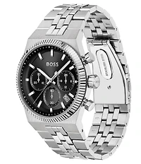 Hugo Boss Men's Candor Prime Quartz Chronograph Stainless Steel Bracelet Watch