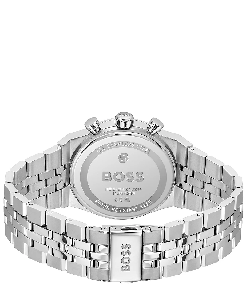 Hugo Boss Men's Candor Prime Quartz Chronograph Stainless Steel Bracelet Watch