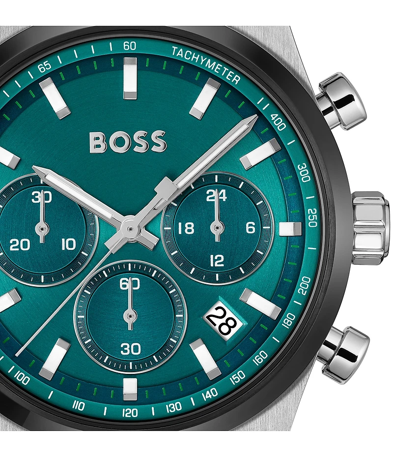Hugo Boss Men's Candor Quartz Chronograph Silicone Strap Watch