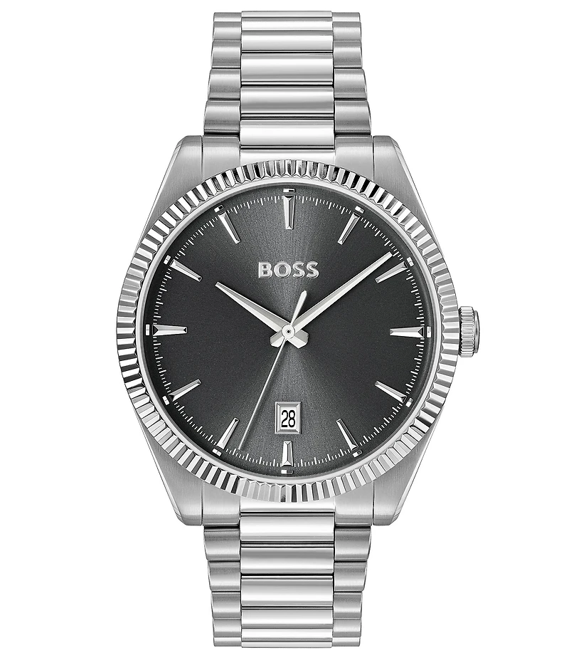 Hugo Boss Men's Cheswick 40mm Quartz Analog Stainless Steel Bracelet Watch