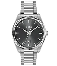 Hugo Boss Men's Cheswick 40mm Quartz Analog Stainless Steel Bracelet Watch