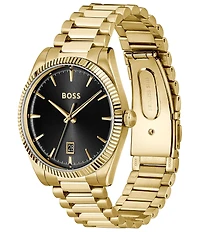 Hugo Boss Men's Cheswick 40mm Quartz Analog Stainless Steel Bracelet Watch