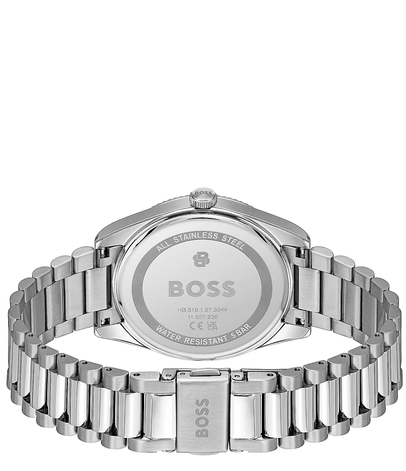 Hugo Boss Men's Cheswick 40mm Quartz Analog Stainless Steel Bracelet Watch