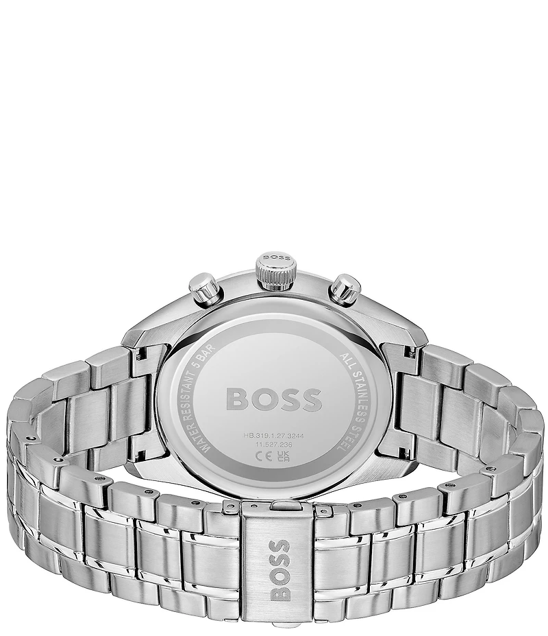 Hugo Boss Men's Grand Prix Quartz Chronograph Stainless Steel Bracelet Watch