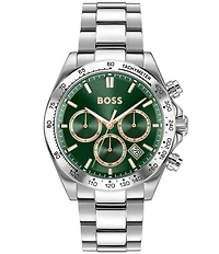 Hugo Boss Men's Hero 2.0 Quartz Chronograph Stainless Steel Bracelet Watch