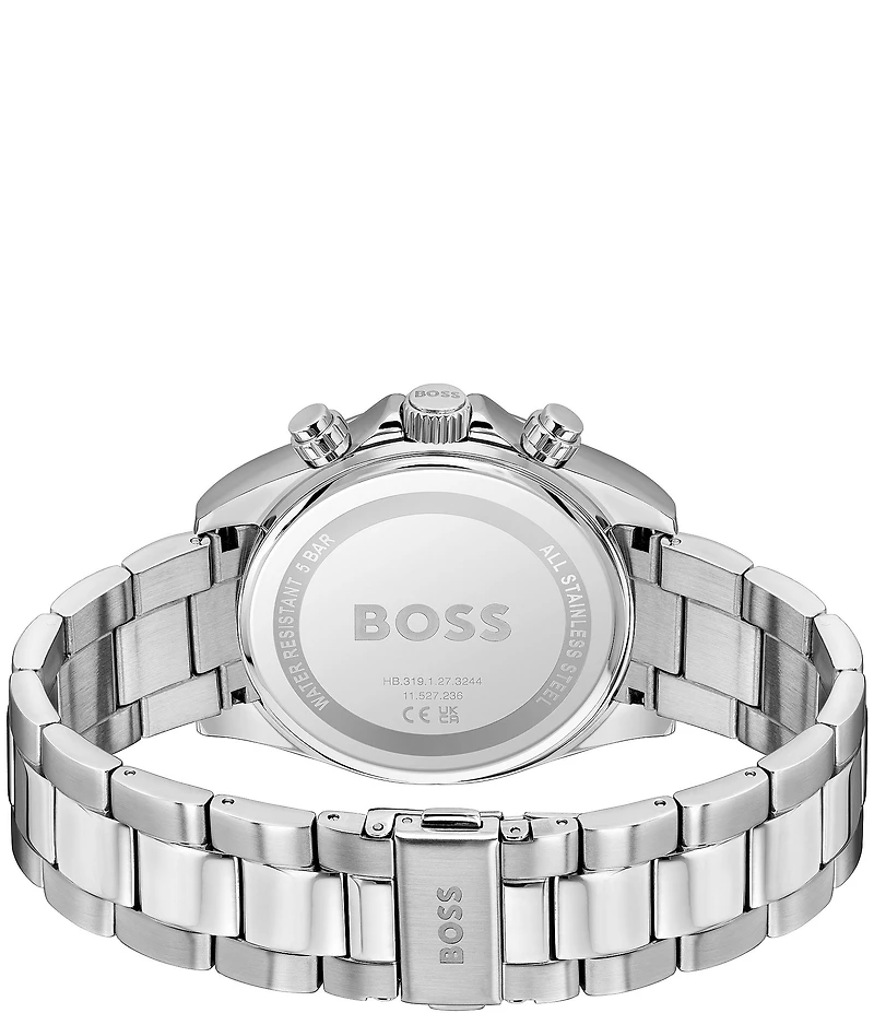 Hugo Boss Men's Hero 2.0 Quartz Chronograph Stainless Steel Bracelet Watch