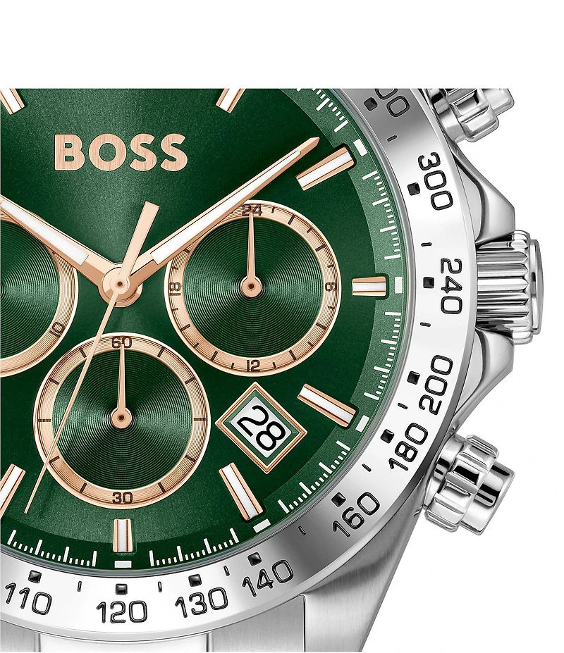 Hugo Boss Men's Hero 2.0 Quartz Chronograph Stainless Steel Bracelet Watch