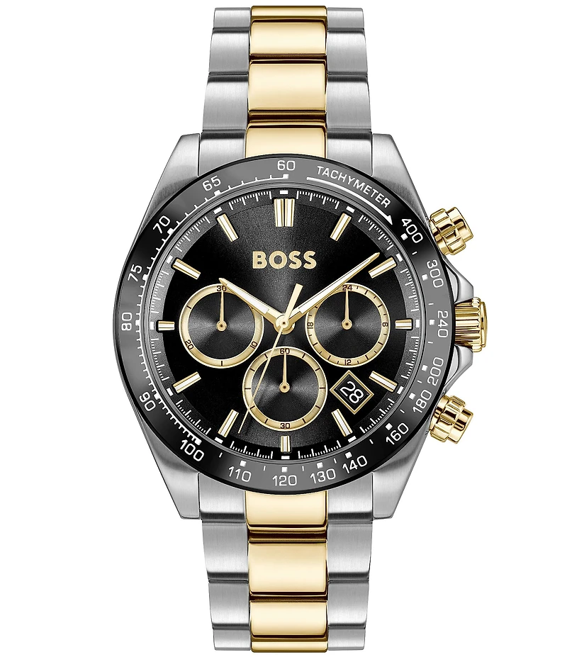 Hugo Boss Men's Hero 2.0 Quartz Chronograph Stainless Steel Bracelet Watch