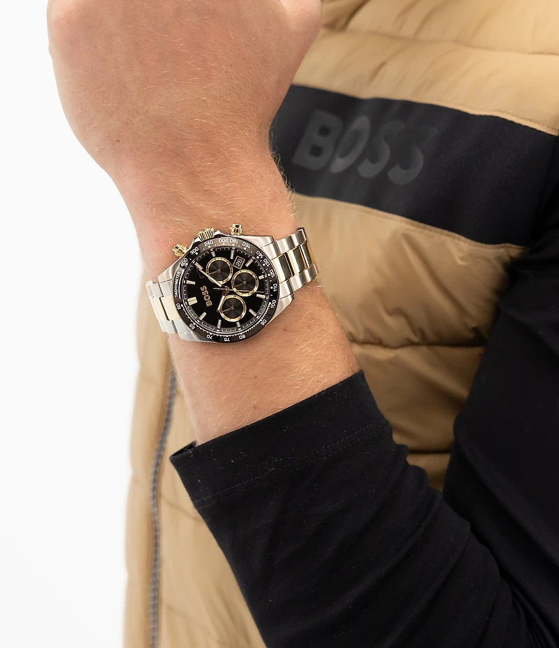 Hugo Boss Men's Hero 2.0 Quartz Chronograph Stainless Steel Bracelet Watch