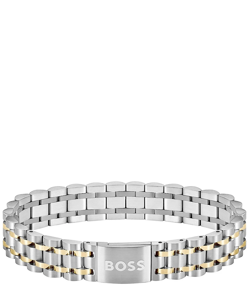 Hugo Boss Men's Owan Stainless Steel Link Chain Bracelet