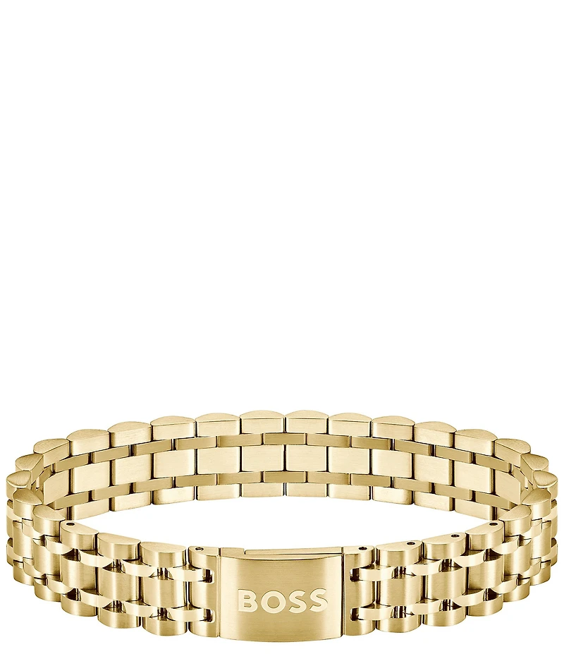 Hugo Boss Men's Owan Stainless Steel Link Chain Bracelet