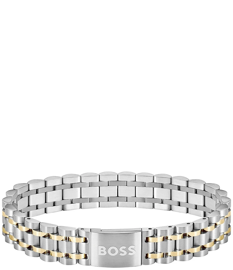 Hugo Boss Men's Owan Stainless Steel Link Chain Bracelet