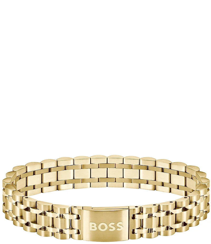 Hugo Boss Men's Owan Stainless Steel Link Chain Bracelet
