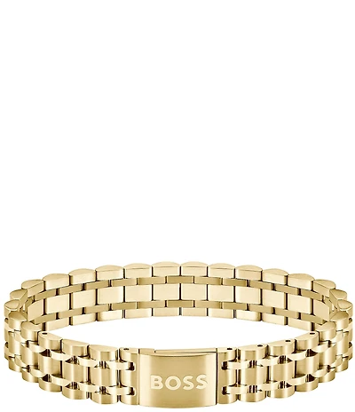 Hugo Boss Men's Owan Stainless Steel Link Chain Bracelet