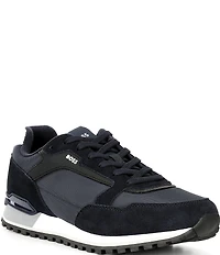 Hugo Boss Men's Parkour Suede Accent Sneakers