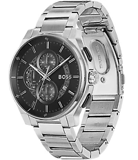 Hugo Boss Men's Peak 2.0 Quartz Chronograph Stainless Steel Bracelet Watch