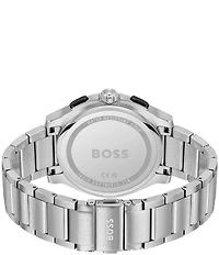 Hugo Boss Men's Peak 2.0 Quartz Chronograph Stainless Steel Bracelet Watch