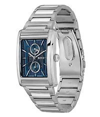 Hugo Boss Men's Principle 30.5mm Multifunction Stainless Steel Bracelet Watch