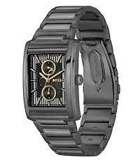 Hugo Boss Men's Principle 30.5mm Multifunction Stainless Steel Bracelet Watch