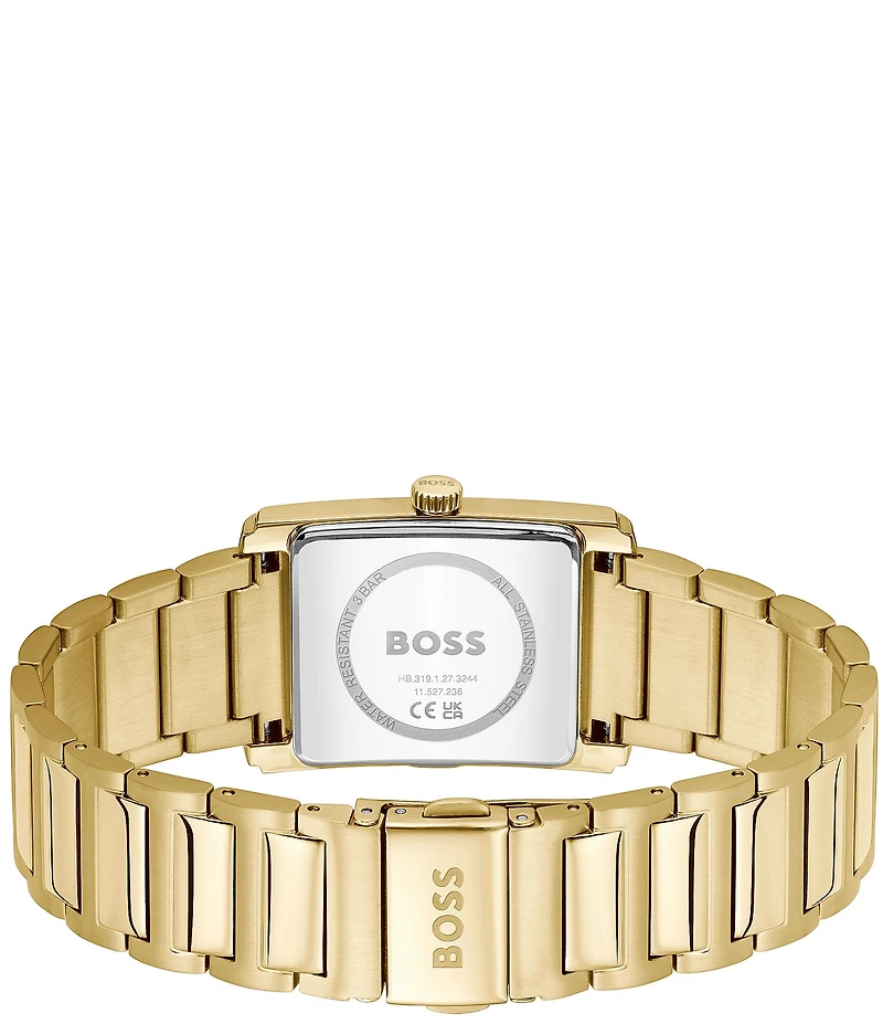 Hugo Boss Men's Principle Dress Quartz Analog Ionic Plated Stainless Steel Bracelet Watch