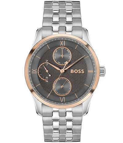 Hugo Boss Men's Principle Master Quartz Chronograph Stainless Steel Bracelet Watch