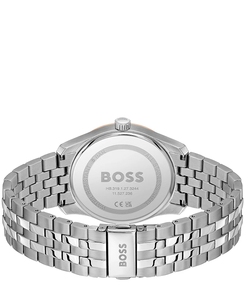 Hugo Boss Men's Principle Master Quartz Chronograph Stainless Steel Bracelet Watch