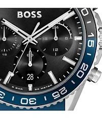 Hugo Boss Men's Runner Quartz Chronograph Silicone Strap Watch