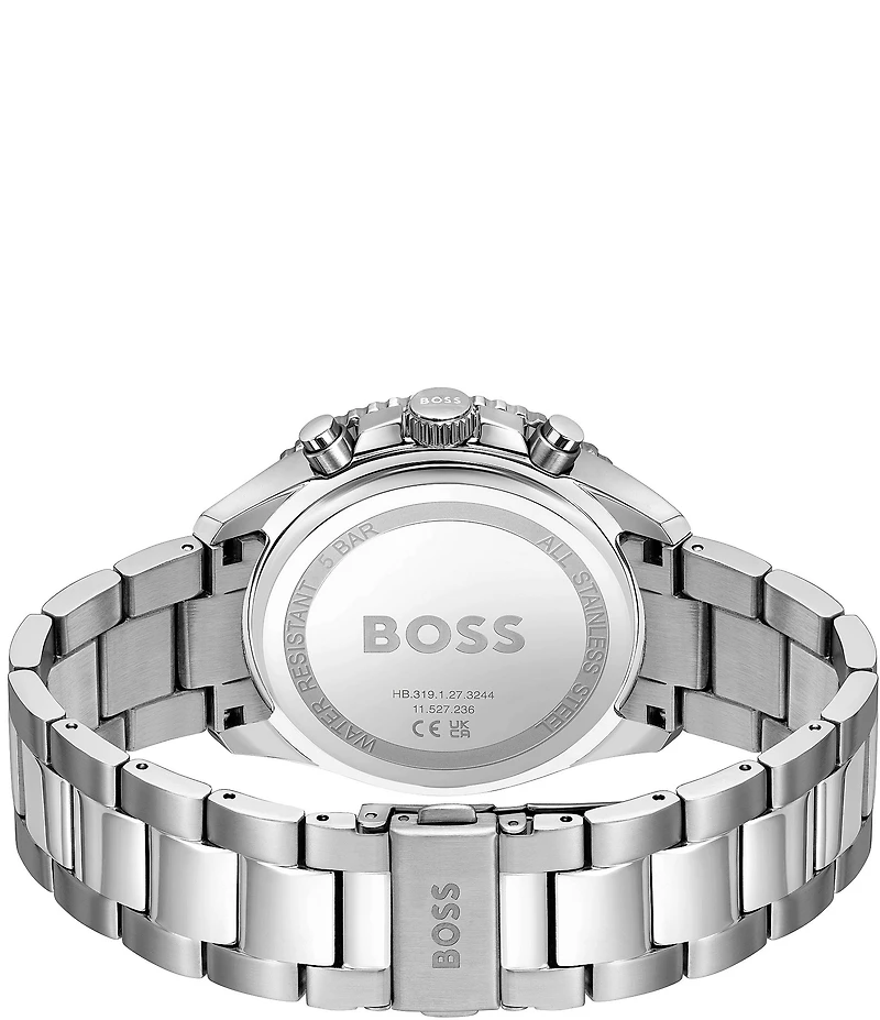 Hugo Boss Men's Runner Quartz Chronograph Stainless Steel Bracelet Watch