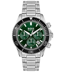 Hugo Boss Men's Sealiner 41mm Quartz Chronograph Stainless Steel Bracelet Watch