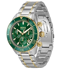 Hugo Boss Men's Sealiner 41mm Quartz Chronograph Stainless Steel Bracelet Watch