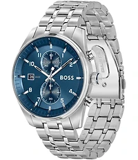 Hugo Boss Men's Skytraveller Quartz Chronograph Stainless Steel Bracelet Watch