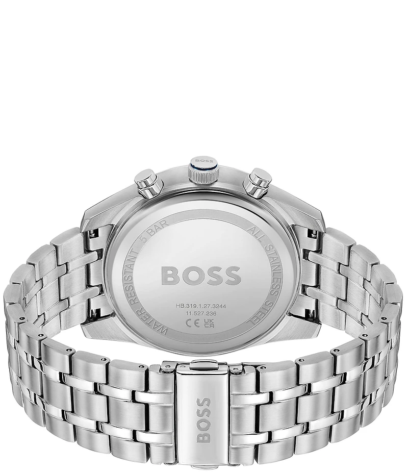 Hugo Boss Men's Skytraveller Quartz Chronograph Stainless Steel Bracelet Watch