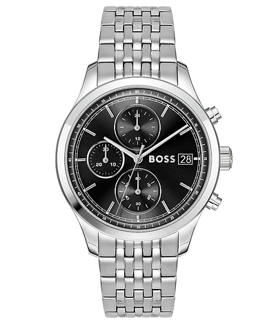 Hugo Boss Men's Stratus Quartz Chronograph Stainless Steel Bracelet Watch