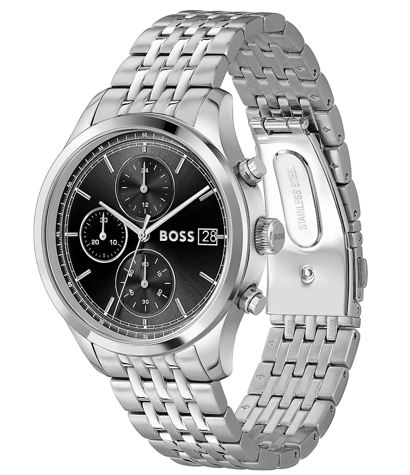 Hugo Boss Men's Stratus Quartz Chronograph Stainless Steel Bracelet Watch
