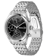 Hugo Boss Men's Stratus Quartz Chronograph Stainless Steel Bracelet Watch