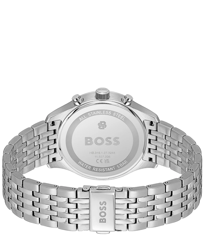 Hugo Boss Men's Stratus Quartz Chronograph Stainless Steel Bracelet Watch