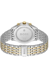 Hugo Boss Men's Stratus Quartz Chronograph Two Tone Stainless Steel Bracelet Watch