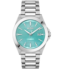 Hugo Boss Men's Strike Quartz Mechanical Automatic Stainless Steel Bracelet Watch