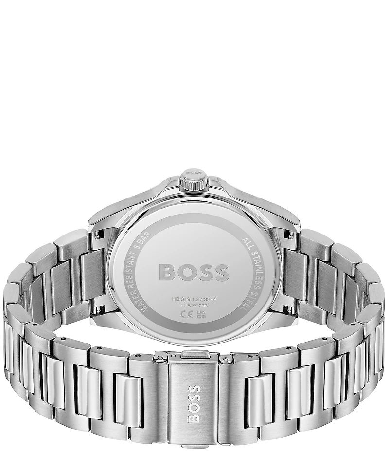 Hugo Boss Men's Strike Quartz Mechanical Automatic Stainless Steel Bracelet Watch