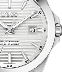 Hugo Boss Men's Strike Quartz Mechanical Automatic Stainless Steel Bracelet Watch