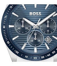 Hugo Boss Men's Strike Quartz Chronograph Silicone Strap Watch