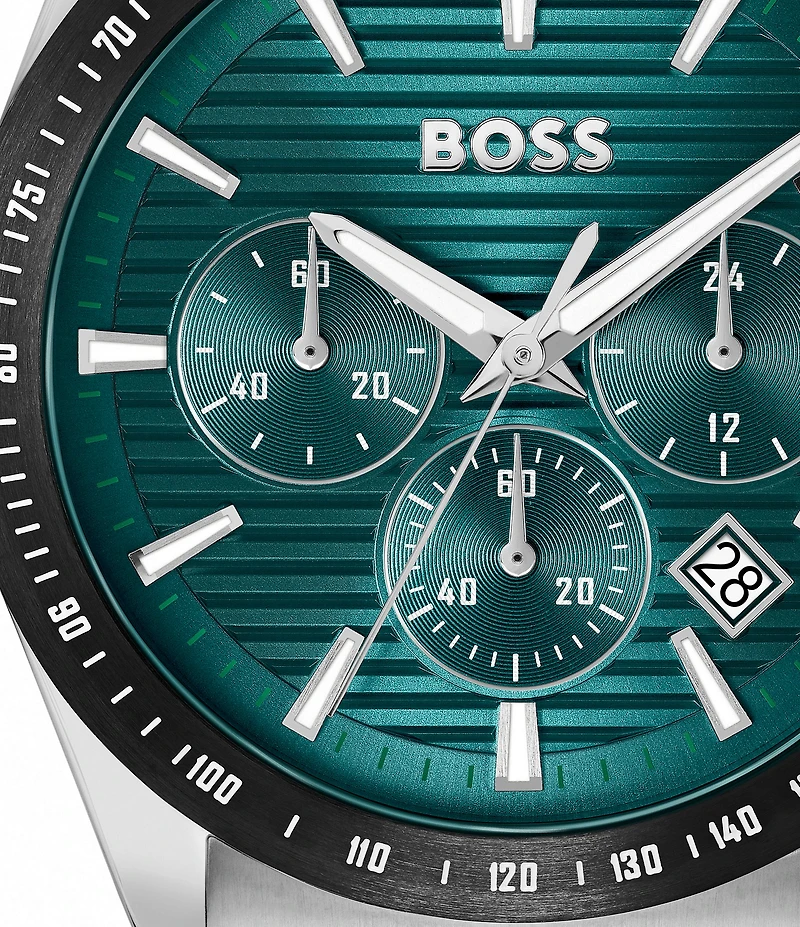 Hugo Boss Men's Strike Quartz Chronograph Stainless Steel Bracelet Watch