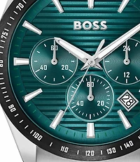Hugo Boss Men's Strike Quartz Chronograph Stainless Steel Bracelet Watch