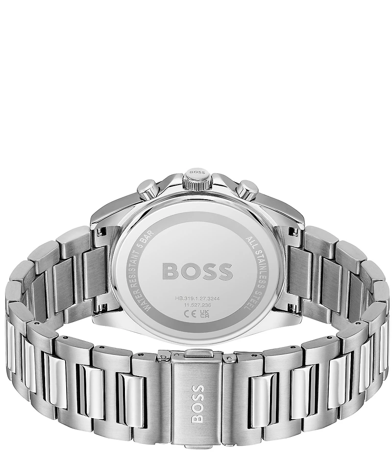 Hugo Boss Men's Strike Quartz Chronograph Stainless Steel Bracelet Watch