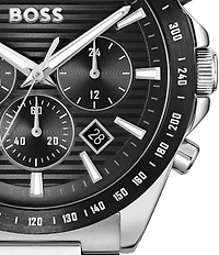 Hugo Boss Men's Strike Quartz Chronograph Stainless Steel Bracelet Watch