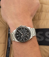 Hugo Boss Men's Strike Quartz Chronograph Stainless Steel Bracelet Watch