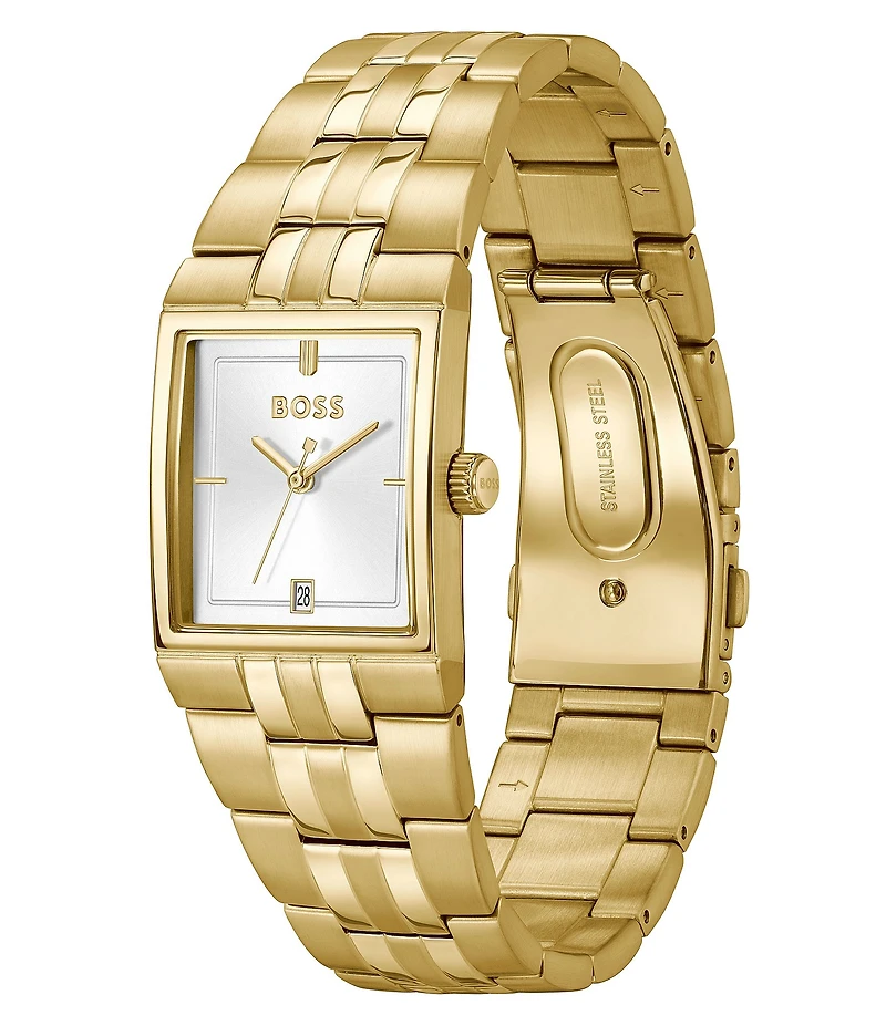 Hugo Boss Men's Strivo Quartz Analog Stainless Steel Bracelet Watch