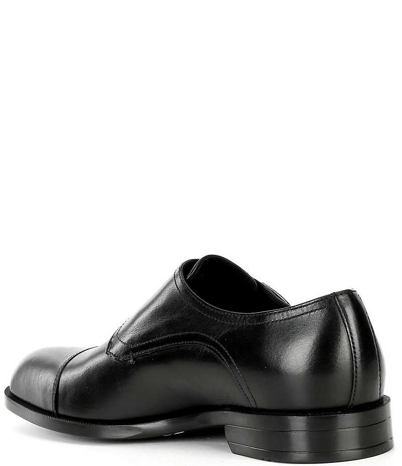 Hugo Boss Men's Tayil Leather Monk Strap Oxfords