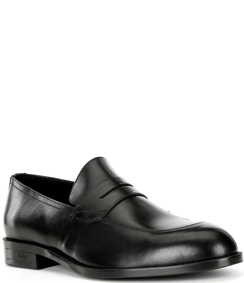 Hugo Boss Men's Tayil Leather Penny Loafers